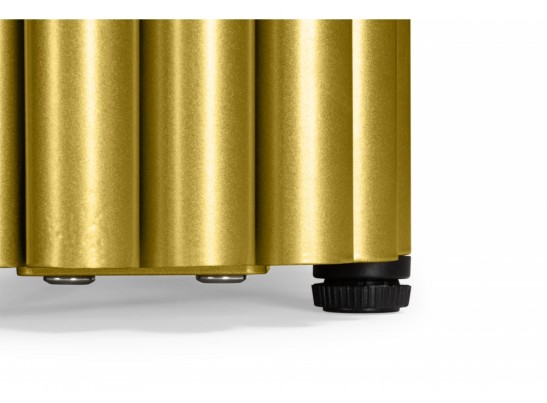 Деревянный стол Бавария B 200 х 90 белая пленка шагрень / золото