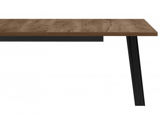 Деревянный стол Кортни 117 (157) x 77 дуб крафт табачный / черный матовый в Ростове-на-Дону