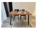 Деревянный стол Кортни 120 (160) x 80 дуб крафт табачный / черный матовый в Ростове-на-Дону