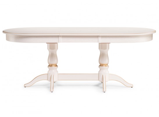 Деревянный стол Красидиано 150(200)х84х76 слоновая кость / золото в Ростове-на-Дону