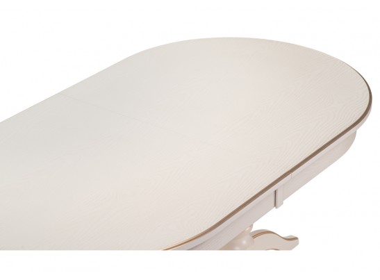 Деревянный стол Красидиано 150(200)х84х76 слоновая кость / золото в Ростове-на-Дону