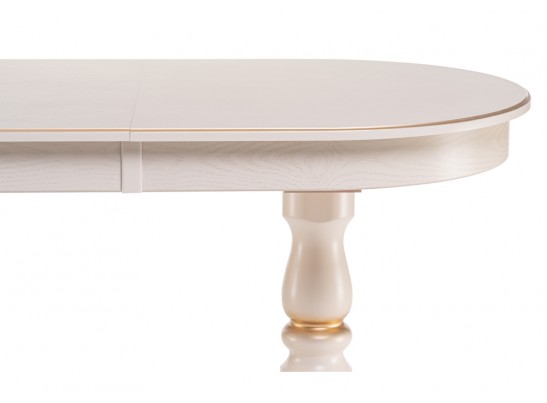 Деревянный стол Красидиано 150(200)х84х76 слоновая кость / золото в Ростове-на-Дону