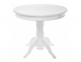 Деревянный стол Павия 90(120)х90х80 белый