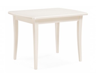 Деревянный стол Цизеан 100(132)х79х75 прямоугольный слоновая кость