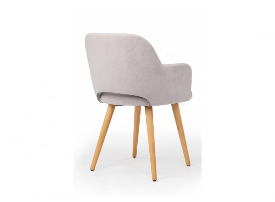 Деревянный стул Эолин светло-серый (glory 36) / светлое дерево в Ростове-на-Дону