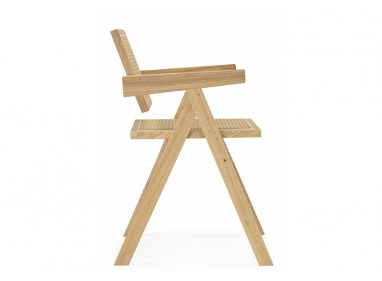 Деревянный стул Rattan wood