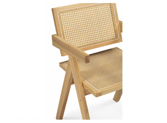 Деревянный стул Rattan wood