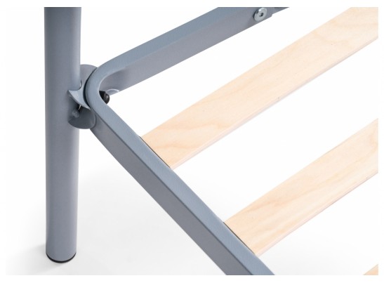 Двуспальная кровать Фади 160х200 серая в Ростове-на-Дону