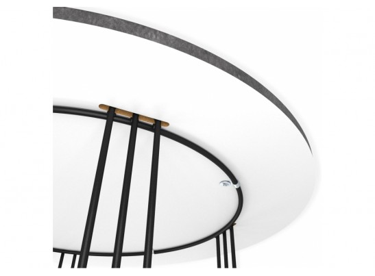 Кофейный столик SHT-CT32 мокрый асфальт / черный муар в Ростове-на-Дону