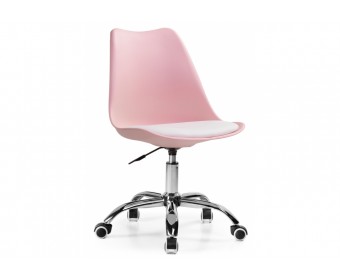Компьютерное кресло Kolin pink / white