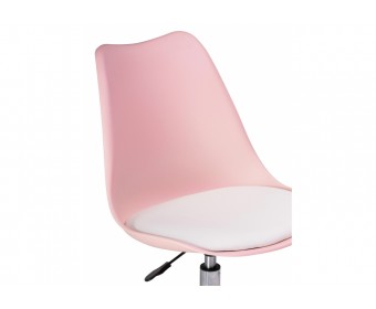 Компьютерное кресло Kolin pink / white