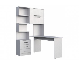 Компьютерный стол Эльброни правый белый