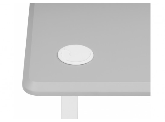 Компьютерный стол Маркос 120х75 светло-серый / белый в Ростове-на-Дону