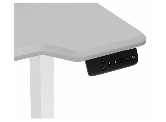 Компьютерный стол Маркос 140х80 светло-серый / белый в Ростове-на-Дону