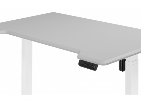 Компьютерный стол Маркос 140х80 светло-серый / белый в Ростове-на-Дону