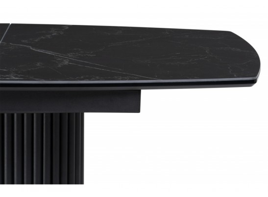 Обеденная группа Амаиа черный мрамор / черный / серый в Ростове-на-Дону