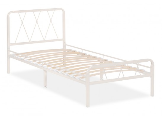 Односпальная кровать Иоханна 18 90х200 белая в Ростове-на-Дону