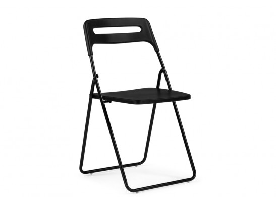 Пластиковый стул Fold складной black в Ростове-на-Дону