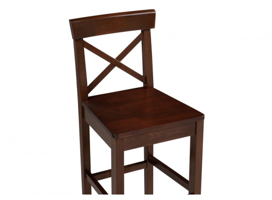 Полубарный стул Алзе темный орех в Ростове-на-Дону