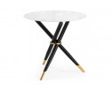 Стеклянный стол Rock 80х75 white / black в Ростове-на-Дону