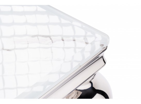 Стеклянный стол Vase белый в Ростове-на-Дону