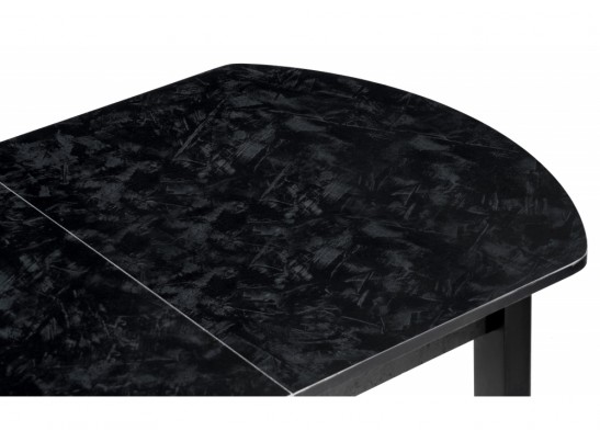 Стол Гюрен лофт 110(139)х70х74 черный / черный в Ростове-на-Дону