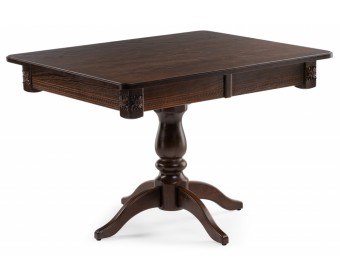 Стол Матис 110(150)х90х76 орех темный