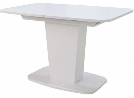 Стол на тумбе раскладной Рондо-2 белый шелк в Ростове-на-Дону