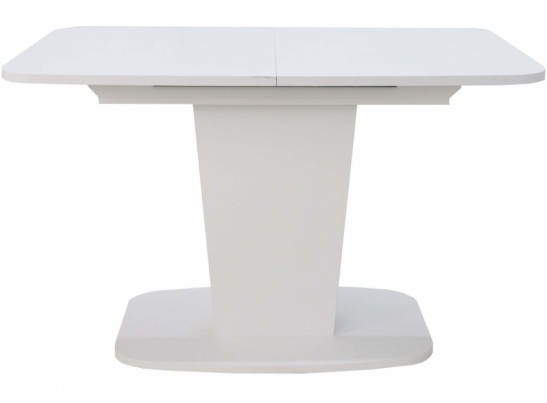 Стол на тумбе раскладной Рондо-2 белый шелк в Ростове-на-Дону