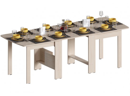 Стол обеденный раздвижной СтК7 дуб молочный в Ростове-на-Дону