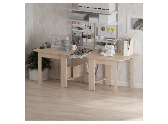 Стол обеденный раздвижной СтК7 дуб молочный в Ростове-на-Дону