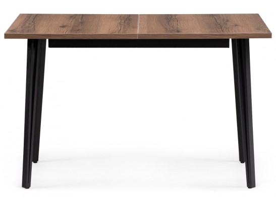 Стол раскладной Денвер Лофт 120(160)х75х75 25 мм дуб делано темный / черный матовый в Ростове-на-Дону