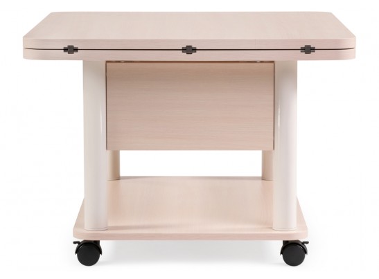 Стол-трансформер Виват светлый венге / белый в Ростове-на-Дону