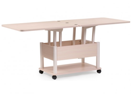 Стол-трансформер Виват светлый венге / белый в Ростове-на-Дону