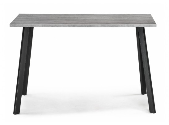 Стол Тринити Лофт 120х60х75 25 мм бетон / матовый черный в Ростове-на-Дону