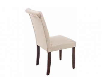 Стул Amelia dark walnut / fabric cream