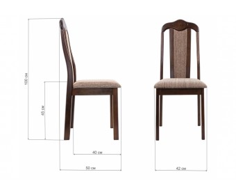 Стул деревянный Aron Soft dirty oak / beige