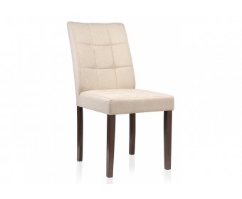 Стул Madina dark walnut / fabric cream