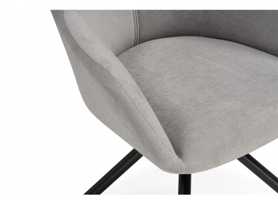 Стул на металлокаркасе Бартон 2 ткань мадера 22 / черный матовый в Ростове-на-Дону