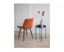 Стул на металлокаркасе Челси 360 К терракотовый (zd 432) / черный в Ростове-на-Дону