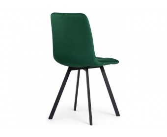 Стул на металлокаркасе Чилли черный / зеленый