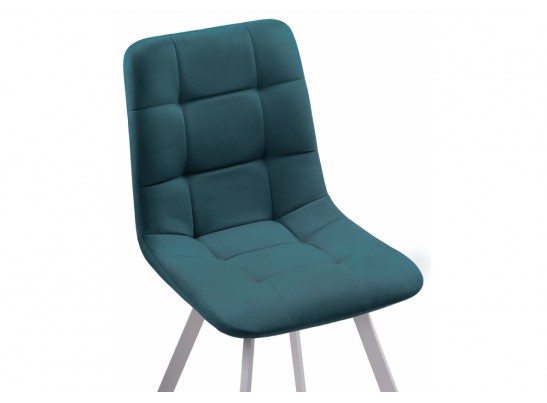 Стул на металлокаркасе Чилли морская волна / белый в Ростове-на-Дону