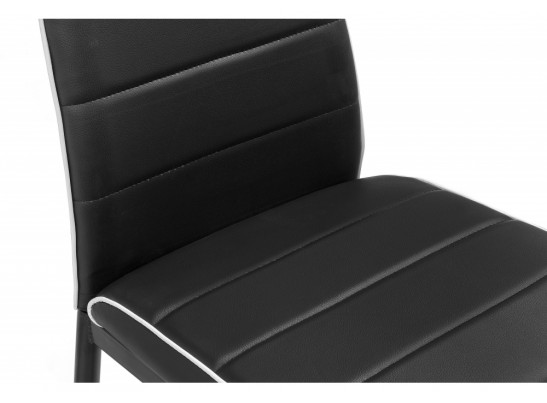 Стул на металлокаркасе DC2-001 black / white в Ростове-на-Дону Стул на металлокаркасе DC2-001 black / white в Ростове-на-Дону