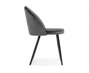 Стул на металлокаркасе Dodo dark gray