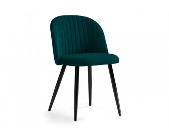 Стул на металлокаркасе Gabi 1 green / black
