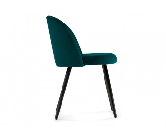 Стул на металлокаркасе Gabi 1 green / black