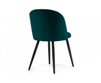 Стул на металлокаркасе Gabi 1 green / black