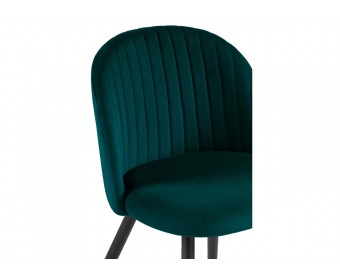 Стул на металлокаркасе Gabi 1 green / black
