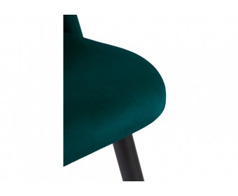 Стул на металлокаркасе Gabi 1 green / black