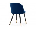 Стул на металлокаркасе Gabi dark blue / black / gold в Ростове-на-Дону